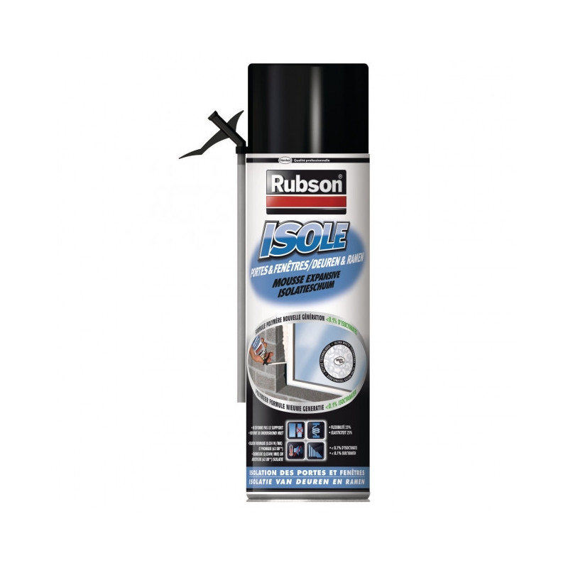 Mousse PU expansive Isole 500ml Rubson