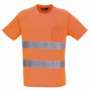 Tee-shirt manches courtes Haute Visibilité orange KAPRIOL