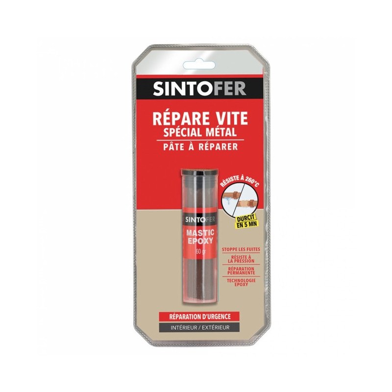 Pâte à réparer Répare Vite spécial métal SintoFer