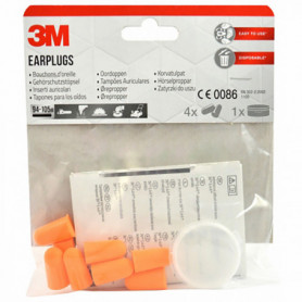 Bouchons d'oreilles jetables Série 1100 - 37dB 3M (4 paires) Bouchons d'oreilles jetables Série 1100 - 37dB 3M (4 paires)