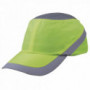 Casquette anti-heurt jaune fluo - gris Air Coltan DELTA PLUS