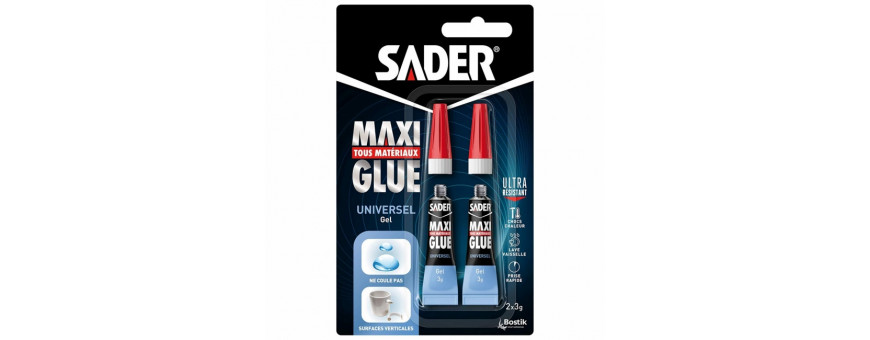 Colle et mastic