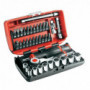 Coffret à douilles standard 1/2" 21 pièces avec cliquet SL.DBOX1 Facom