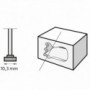 Meule à rectifier en carbure de silicium 10,3mm DREMEL (x3)