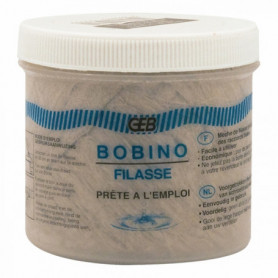 Filasse de lin peigné - bobino de 80g sous dévidoir GEB Filasse de lin peigné - bobino de 80g sous dévidoir GEB