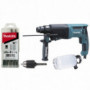 Perforateur SDS-Plus 800W 26mm + kit d'accessoires HR2600X9 MAKITA