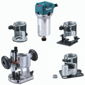 Affleureuse - Défonceuse Multifonctions 710W Ø8mm RT0700CX3J MAKITA Affleureuse - Défonceuse Multifonctions 710W Ø8mm RT0700CX3J MAKITA
