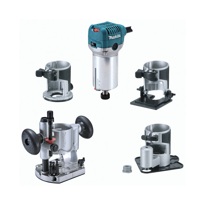 Affleureuse - Défonceuse Multifonctions 710W Ø8mm RT0700CX3J MAKITA