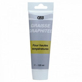 Graisse graphitée haute température 125ml GEB Graisse graphitée haute température 125ml GEB