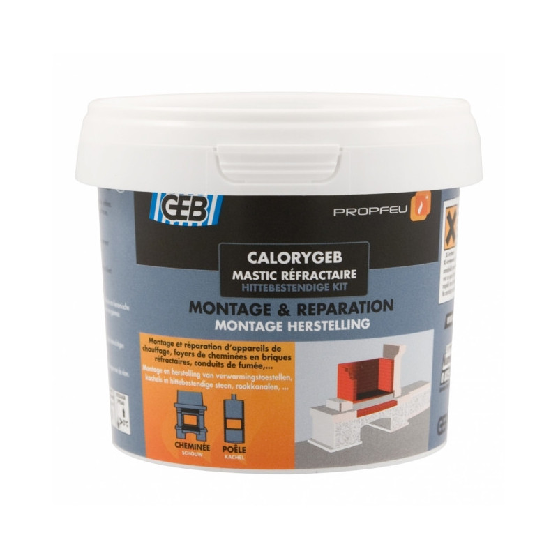 Mastic réfractaire Calorygeb 600g GEB