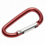 Mousqueton 60 mm rouge