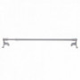 Barre de vitrage pression extensible 30-50cm blanc