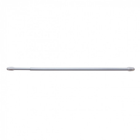 Barre de vitrage plate extensible 50-80cm blanc (x2)