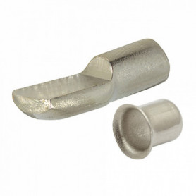 Taquets à enfoncer + douilles - acier nickelé - Ø7mm (x8) Taquets à enfoncer + douilles - acier nickelé - Ø7mm (x8)
