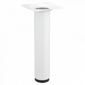Pied de meuble rond Ø30mm blanc Pied de meuble rond Ø30mm blanc