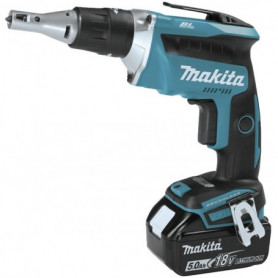 Visseuse plaque de plâtre 18V 5Ah DFS452RTJ (2 batteries) MAKITA Visseuse plaque de plâtre 18V 5Ah DFS452RTJ (2 batteries) MAKITA