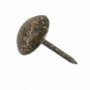 Clou tapissier tête bombée Ø9,5 - acier vieux bronze (x65)