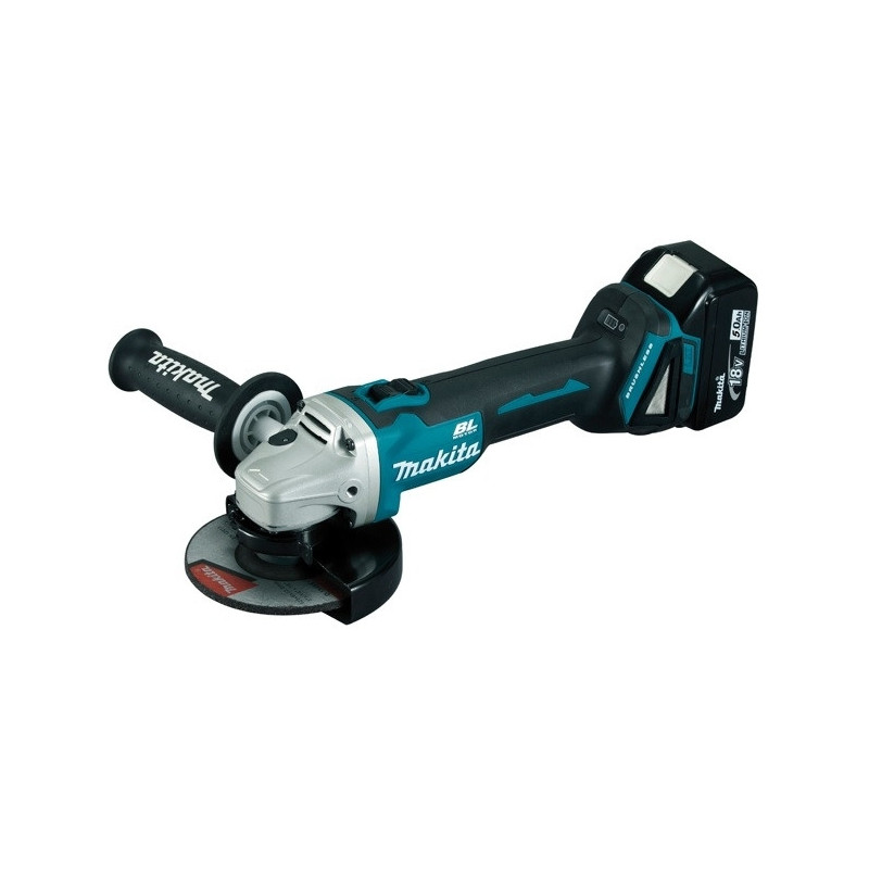 Meuleuse angulaire 18V Li-Ion 5,0Ah Ø125mm DGA506RTJ1 (1 batterie) MAKITA