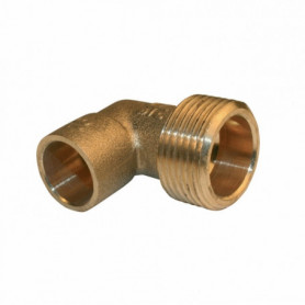 Coude mâle laiton à visser / souder (x2) - 092 G-CU Coude mâle laiton à visser / souder (x2) - 092 G-CU