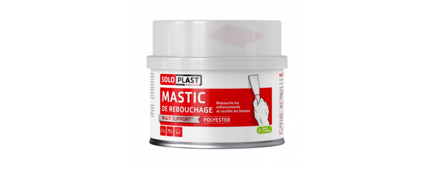 Colle et mastic