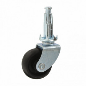Roulette dameublement pivotante à douille à bois Drill Ø30mm GUITEL Roulette dameublement pivotante à douille à bois Drill Ø30mm GUITEL