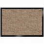 Tapis ultra absorbant effet velours Soft beige 40x60cm