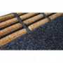 Tapis coco caoutchouc renfort acier combifibres 45x75 cm