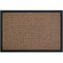 Tapis grattoir Impact 60x80 cm marron avec carrés