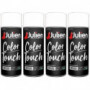 4 aérosols blanc satin 400 ml RAL9010 Color Touch JULIEN