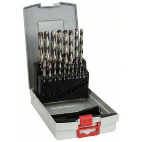 Coffret 19 forets à métaux HSS-G 1 à 10 mm BOSCH