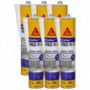 6 Colles mastic Sikaflex ton blanc PRO 11 FC à prise rapide 300 ml SIKA