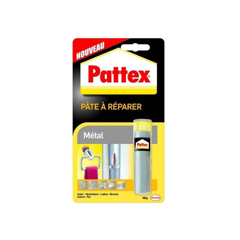 Pâte à réparer 48g métal PATTEX