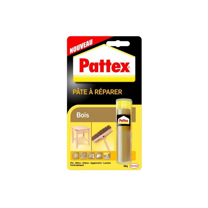 Pâte à réparer 48g bois PATTEX