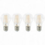 Lot de 4 Ampoules à filament LED ToLEDo RETRO 806LM 7W Standard E27 - blanc chaud SYLVANIA