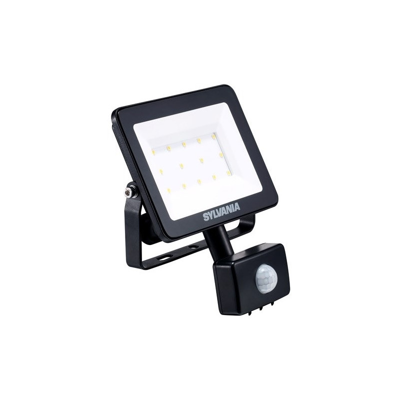 Projecteur LED 900lm 11W IP54 avec détecteur PIR Start eco Flood Flat SYLVANIA