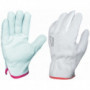 10 paires de gants paume fleur de bovin / dos croute, coloris naturel 50 FC PROSUR
