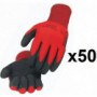 50 paires de gants polyamide enduit PVC NYMR15CFTN SINGER