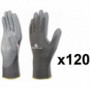 120 paires de Gants tricot polyamide / paume polyuréthane VE702PG DELTA PLUS