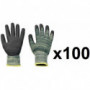 100 paires de Gants para-amide enduit PU Sharpflex