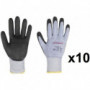 10 paires de Gants enduit PU Vertigo HONEYWELL