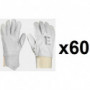 60 paires de gants cuir tout fleur poignet tricot EUROPROTECTION MO2250