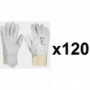 120 paires de gants cuir tout fleur poignet tricot EUROPROTECTION MO2250