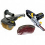 Rénovateur extérieur 1300W REX 120C FARTOOLS, avec 1 brosse laiton + Ponceuse à bande 400W YO400 FARTOOLS + 30 bandes