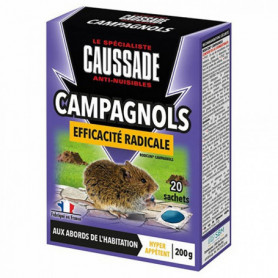 Pat'appât campagnols - efficacité radicale - 200g CAUSSADE Pat'appât campagnols - efficacité radicale - 200g CAUSSADE
