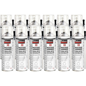 12x aerosols mousse PU expansive 500ml WhiteTEQ 12x aerosols mousse PU expansive 500ml WhiteTEQ