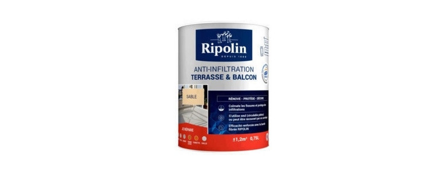 RIPOLIN Revêtement d'étanchéité toiture, RIPOLIN Anti-infiltration