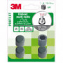 Lot de 4 embouts multi-tailles enveloppant gris