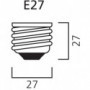 Ampoule led STD E27 827 14W  égal à  100W Dep rad SYLVANIA