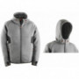 Sweat à capuche gris TECH HOODIE doux de style urbain avec fermeture à glissière KAPRIOL