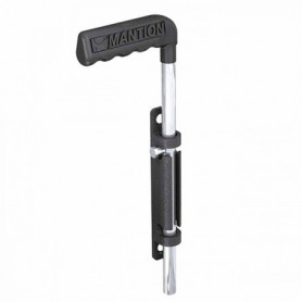 Verrou étroit renforcé à visser Ø16x500mm Verrou étroit renforcé à visser Ø16x500mm